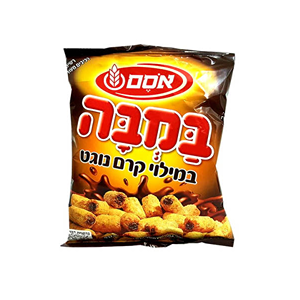 חטיף במבה במילוי קרם נוגט, 60 גרם (אסם)