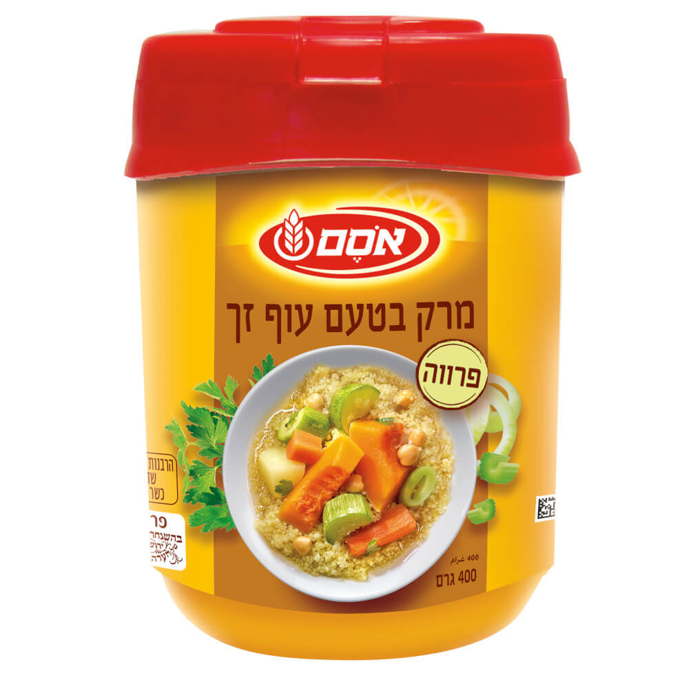 מרק בטעם עוף זך, 400 גרם (אסם)