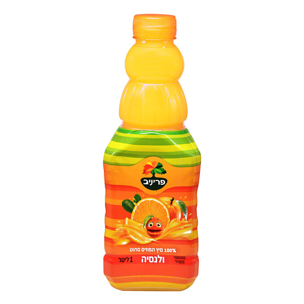 מיץ תפוזים סחוט ולנסיה 100% טבעי (פריניב)