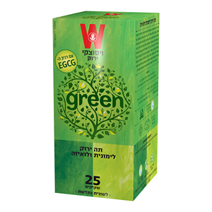 [7290000347752] תה ירוק לימונית ולואיזה, 25 יחידות (ויסוצקי)